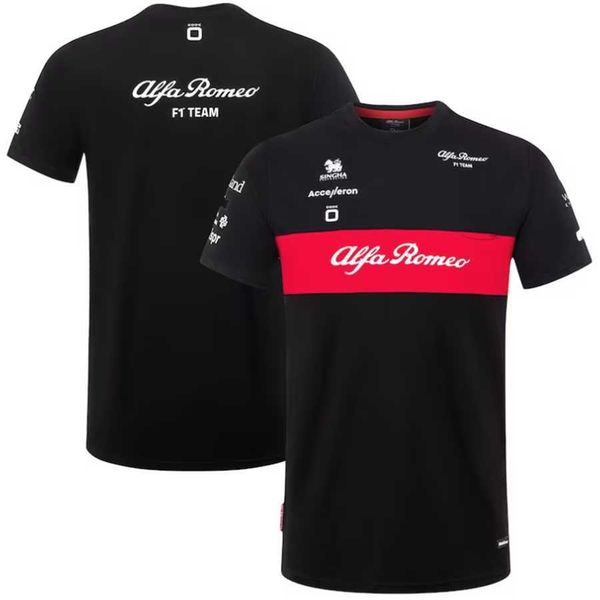 2023 fashion f1 men's t shirt formula one team the new alfa romeo short sleeve man breathable leisure in summer, White;black
2023 fashion f1 men's t shirt formula one team the new alfa romeo short sleeve man breathable leisure in summer, White;black