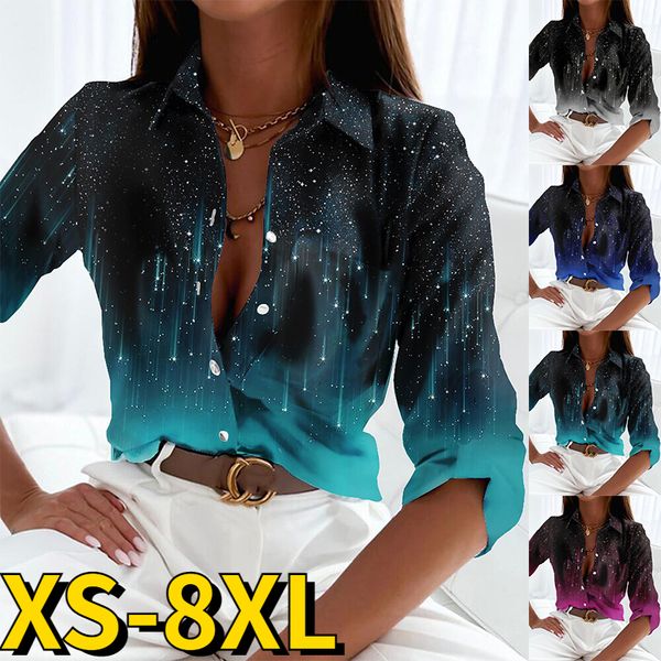 womens blouses shirts simple style button autumn fashion casual printed shirt winter everyday vneck clothing 230509, White
womens blouses shirts simple style button autumn fashion casual printed shirt winter everyday vneck clothing 230509, White