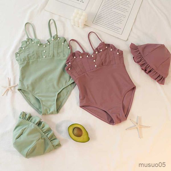 two-pieces baby girl sling swimwear summer new solid pearl one piece swimsuit with hat for children sleeveless kids clothes girls, Blue
two-pieces baby girl sling swimwear summer new solid pearl one piece swimsuit with hat for children sleeveless kids clothes girls, Blue