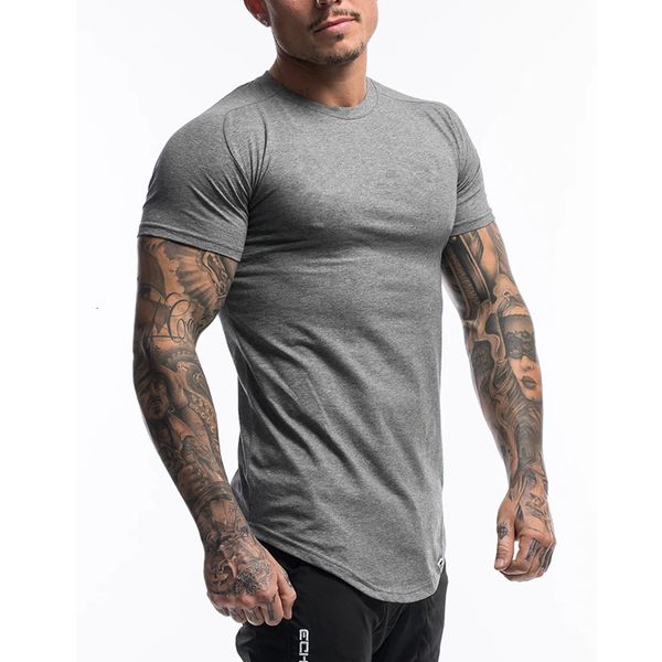 men's t-shirts men short sleeve cotton t-shirt summer casual fashion gym fitness bodybuilding t shirt male slim tees clothing 230509, White;black
men's t-shirts men short sleeve cotton t-shirt summer casual fashion gym fitness bodybuilding t shirt male slim tees clothing 230509, White;black