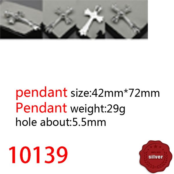 10139 european and american pendant jewelry s925 sterling silver fashion personality punk hip-hop personality double layer cross letter pend
10139 european and american pendant jewelry s925 sterling silver fashion personality punk hip-hop personality double layer cross letter pend
