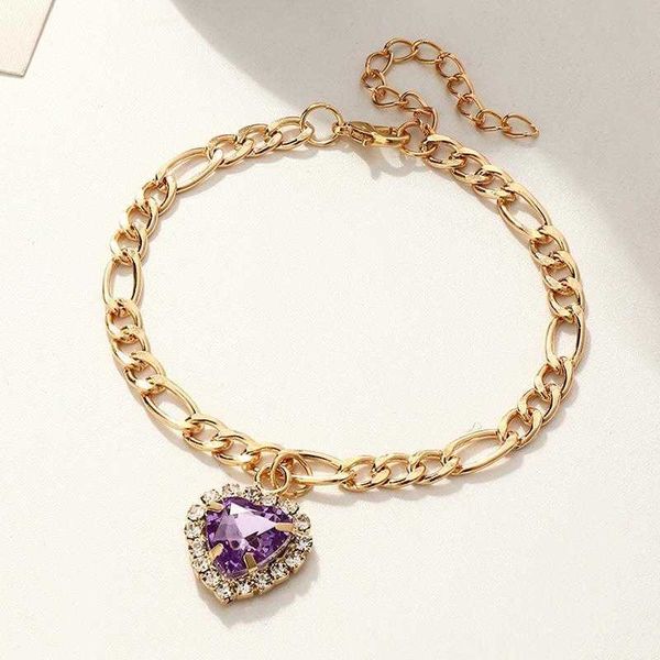 fashion ornament charm simple fully jeweled loving heart zircon bracelet personalized creative peach, Golden;silver
fashion ornament charm simple fully jeweled loving heart zircon bracelet personalized creative peach, Golden;silver