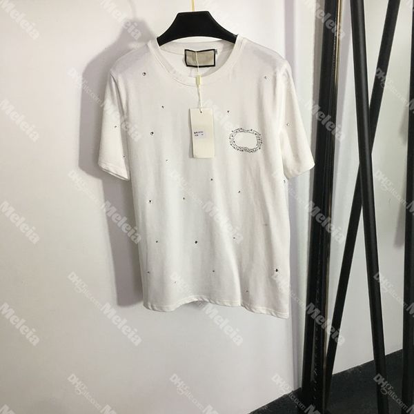 loose cotton t shirts for womens double letter rhinestone tees simple fashion lady short sleeve, White
loose cotton t shirts for womens double letter rhinestone tees simple fashion lady short sleeve, White