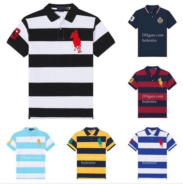mens polos tees casual lapel short sleeves striped embroidery decoration designer t-shirt advanced texture big or small horse fashion t shir, White;black
mens polos tees casual lapel short sleeves striped embroidery decoration designer t-shirt advanced texture big or small horse fashion t shir, White;black