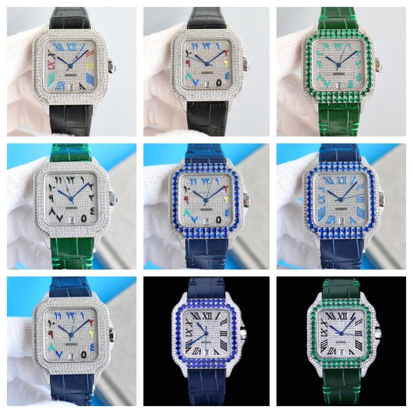 montre de luxe mens watches 40mm 8215 automatic mechanical movement 316l steel case leather strap babysbreath diamond watch wristwatches, Slivery;brown
montre de luxe mens watches 40mm 8215 automatic mechanical movement 316l steel case leather strap babysbreath diamond watch wristwatches, Slivery;brown