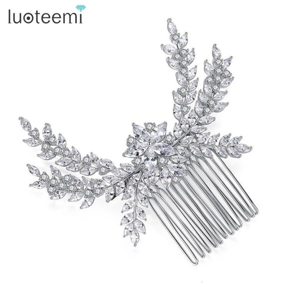wedding hair jewelry luoteemi elegant women flower accessories luxury cubic zirconia fashion big comb tiara bridal gift 230508, Slivery;golden
wedding hair jewelry luoteemi elegant women flower accessories luxury cubic zirconia fashion big comb tiara bridal gift 230508, Slivery;golden