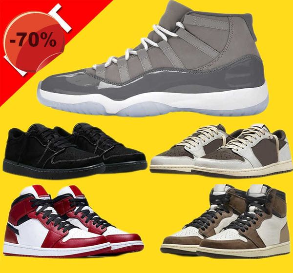 sandals with box men women new jumpman 1 11s basketball shoes low white bred concord se metallic gold pantone ovo grey snake skin trainers, Black
sandals with box men women new jumpman 1 11s basketball shoes low white bred concord se metallic gold pantone ovo grey snake skin trainers, Black