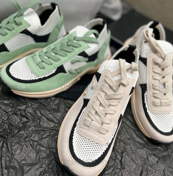 2023 summer new men sneaker designer for women knit green mesh trainers luxury leather lace up knitting shoe trainer popular sneaker store w, Black
2023 summer new men sneaker designer for women knit green mesh trainers luxury leather lace up knitting shoe trainer popular sneaker store w, Black