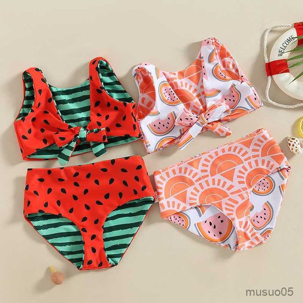 two-pieces kid girl bikini swimsuit sleeveless neck watermelon print summer girls swimwear vest briefs infant girls bikini set, Blue
two-pieces kid girl bikini swimsuit sleeveless neck watermelon print summer girls swimwear vest briefs infant girls bikini set, Blue