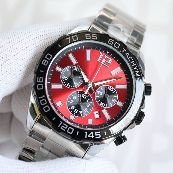 luxury men watches stainless steel quartz movement chronograph small dial work tachymetre racing watch lifestyle waterproof luminous design, Slivery;brown
luxury men watches stainless steel quartz movement chronograph small dial work tachymetre racing watch lifestyle waterproof luminous design, Slivery;brown