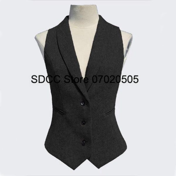 leather new women's vest single buckle lapel slim fit sleeveless jacket casual wedding lady wool waistcoat coats, Black
leather new women's vest single buckle lapel slim fit sleeveless jacket casual wedding lady wool waistcoat coats, Black