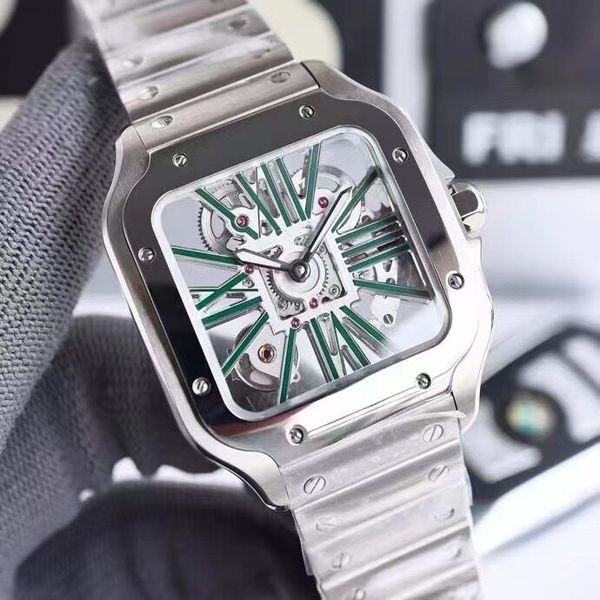 new v8 factory square watch luxury mens skeleton watches silver case white dial 40mm 904l stainless steel case eta4s20 automatic waterproof, Slivery;brown
new v8 factory square watch luxury mens skeleton watches silver case white dial 40mm 904l stainless steel case eta4s20 automatic waterproof, Slivery;brown