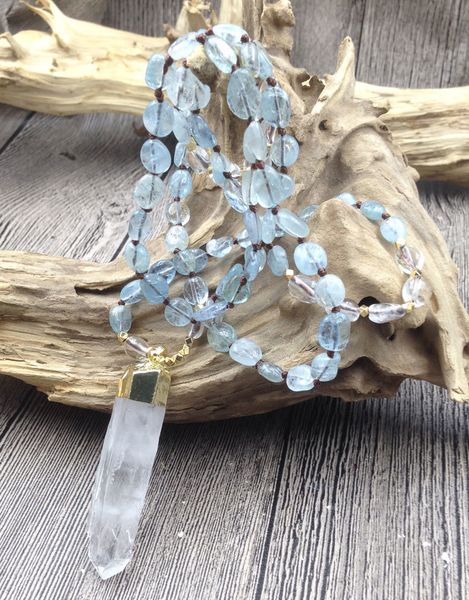 pendant necklaces ya2975 natural quartz pendant aquamarines stone nuggets beads knot handmade necklace 230509, Silver
pendant necklaces ya2975 natural quartz pendant aquamarines stone nuggets beads knot handmade necklace 230509, Silver