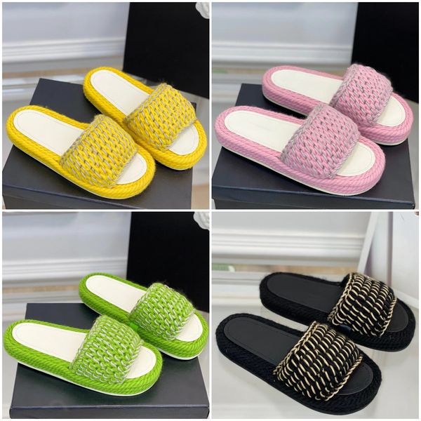designer women mules slippers braided knit black indoor slippers summer luxury fashion classic ladies beach striped flat flip flops shoes si
designer women mules slippers braided knit black indoor slippers summer luxury fashion classic ladies beach striped flat flip flops shoes si