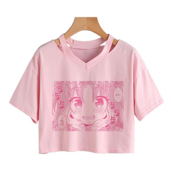 t-shirt women's tshirt cute anime girl shirt japanese punk crop vintage harajuku streetwear loose vneck gothic cartoons tees, White
t-shirt women's tshirt cute anime girl shirt japanese punk crop vintage harajuku streetwear loose vneck gothic cartoons tees, White