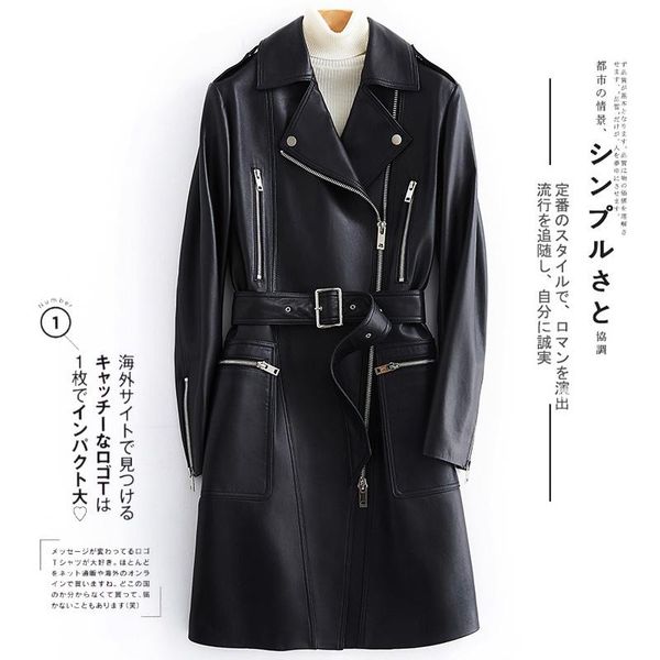 fur lautaro autumn black long faux leather jacket women with many pockets zipper belt lapel spring leather trench coat for women
fur lautaro autumn black long faux leather jacket women with many pockets zipper belt lapel spring leather trench coat for women