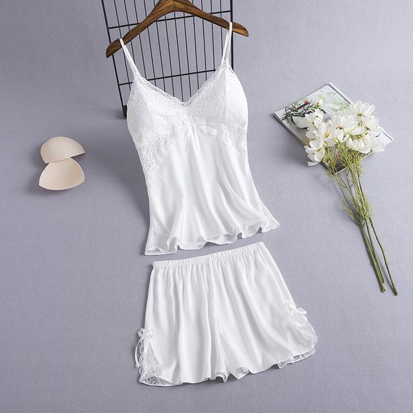 women's sleepwear 2 pieces cami shorts sleep set women pajamas suit lace home clothes vneck lounge wear summer nightwear 230508, Black;red
women's sleepwear 2 pieces cami shorts sleep set women pajamas suit lace home clothes vneck lounge wear summer nightwear 230508, Black;red