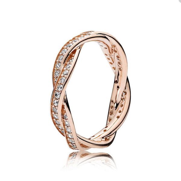 luxury rose gold twisted lines ring for pandora 925 sterling silver wedding jewelry designer rings for women men girlfriend gift luxury ring, Slivery;golden
luxury rose gold twisted lines ring for pandora 925 sterling silver wedding jewelry designer rings for women men girlfriend gift luxury ring, Slivery;golden