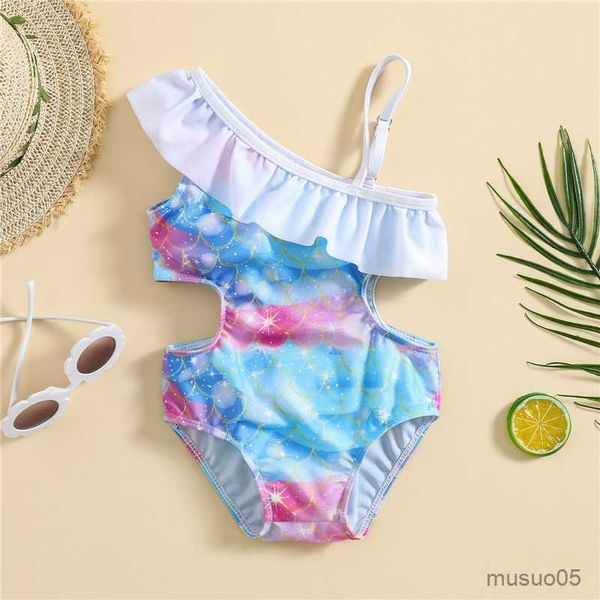two-pieces toddler girls summer romper swimwear one shoulder fish scale print bathing suits kids girls beach bodysuit swimsuits, Blue
two-pieces toddler girls summer romper swimwear one shoulder fish scale print bathing suits kids girls beach bodysuit swimsuits, Blue
