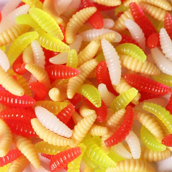 maggot grub yellow lifelike bionic bread bug soft fishing lure hooks smell worms glow shrimps
maggot grub yellow lifelike bionic bread bug soft fishing lure hooks smell worms glow shrimps