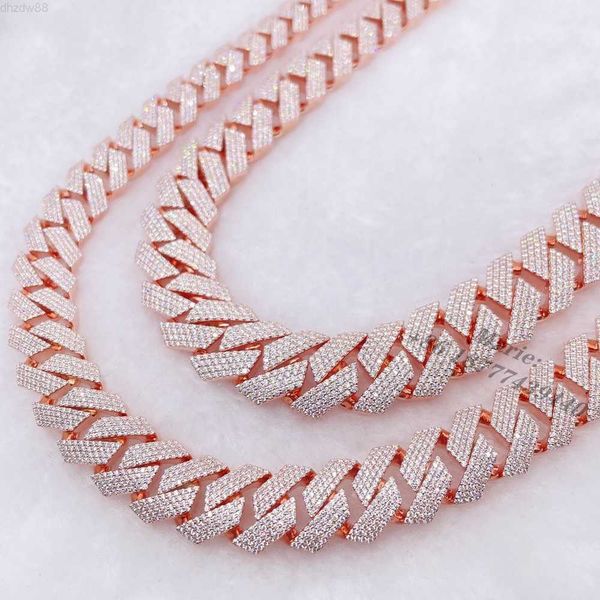 15mm width 4row moissanite diamond and 925 sterling silver necklace vvs cuban link chain iced out necklace cuban chain
15mm width 4row moissanite diamond and 925 sterling silver necklace vvs cuban link chain iced out necklace cuban chain