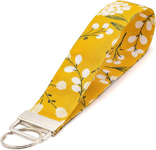 flower wristlet keychain holder - short lanyard for keys, wallet and car accessories, Silver
flower wristlet keychain holder - short lanyard for keys, wallet and car accessories, Silver