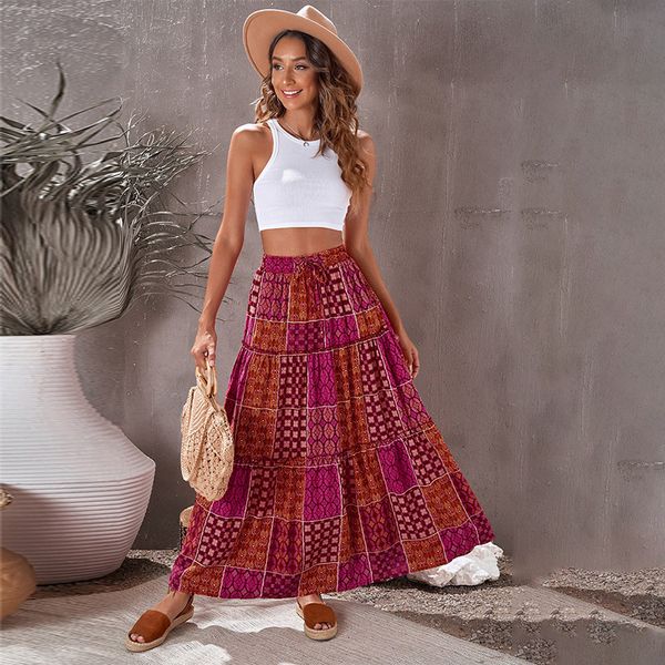 skirts bohemian printed long dress womens clothing summer ruffles ethnic skirt 230509, Black
skirts bohemian printed long dress womens clothing summer ruffles ethnic skirt 230509, Black