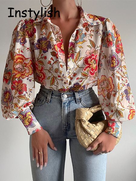 womens blouses shirt elegant floral print puff long sleeve v neck blouse spring summer office button luxury shirt vintage oversized tunics, White
womens blouses shirt elegant floral print puff long sleeve v neck blouse spring summer office button luxury shirt vintage oversized tunics, White