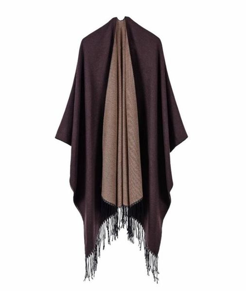 simple solid double side women long scars ladies fall poncho street fashion bohemia beach windproof wraps shawl with tassel7302679, White
simple solid double side women long scars ladies fall poncho street fashion bohemia beach windproof wraps shawl with tassel7302679, White