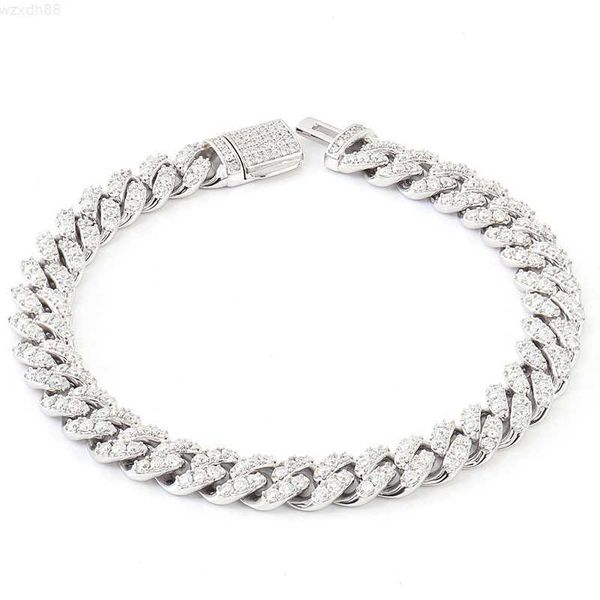 customization cuban link necklace bracelet white gold plated iced out moissanite diamond cuban chain, Silver
customization cuban link necklace bracelet white gold plated iced out moissanite diamond cuban chain, Silver