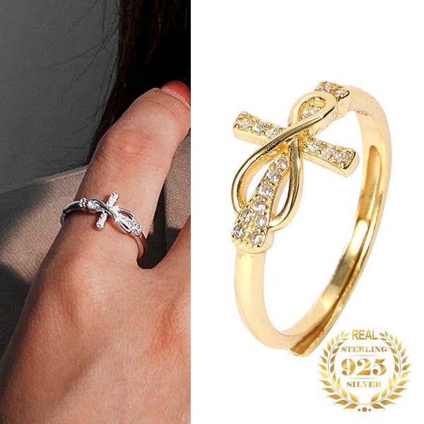 band rings religious jewelry adjustable cz rings feamel 18k gold 925 silver infinity zircon cross rings for women z0509
band rings religious jewelry adjustable cz rings feamel 18k gold 925 silver infinity zircon cross rings for women z0509