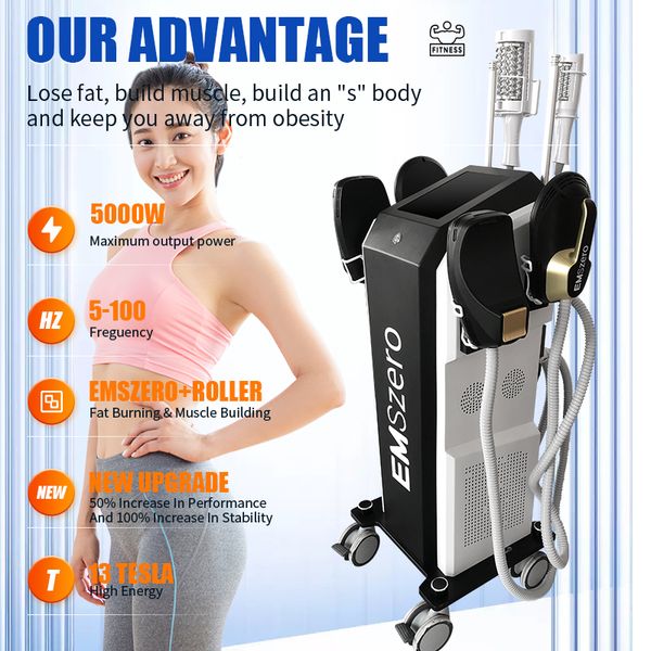 14 tesla rf vertical slimming 2 in 1 emszero plus roller equipment 6 handles fat decomposition muscle booster fitness beauty instrument
14 tesla rf vertical slimming 2 in 1 emszero plus roller equipment 6 handles fat decomposition muscle booster fitness beauty instrument