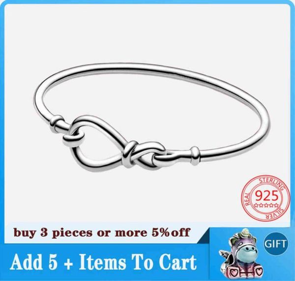 new 100 925 sterling silver infinite knots chain fashion bangles jewelry gift for women charms bracelets1138715, Black 
new 100 925 sterling silver infinite knots chain fashion bangles jewelry gift for women charms bracelets1138715, Black