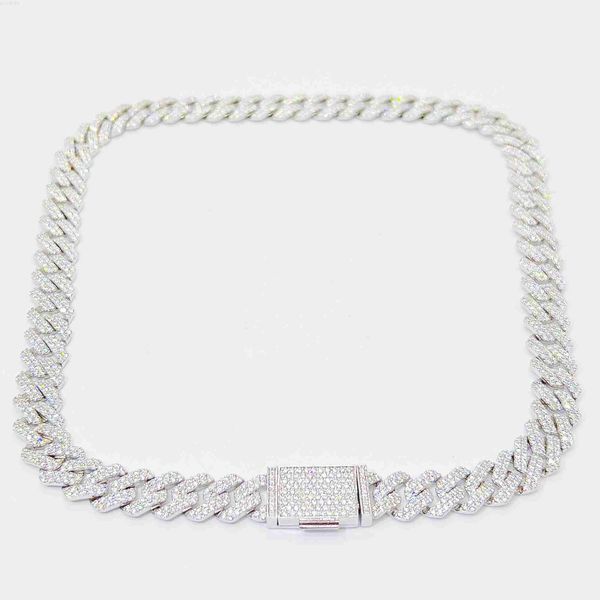 moissanite hip hop jewelry clasp 12mm 925 sterling silver cuban link chain silver necklace chain for men
moissanite hip hop jewelry clasp 12mm 925 sterling silver cuban link chain silver necklace chain for men