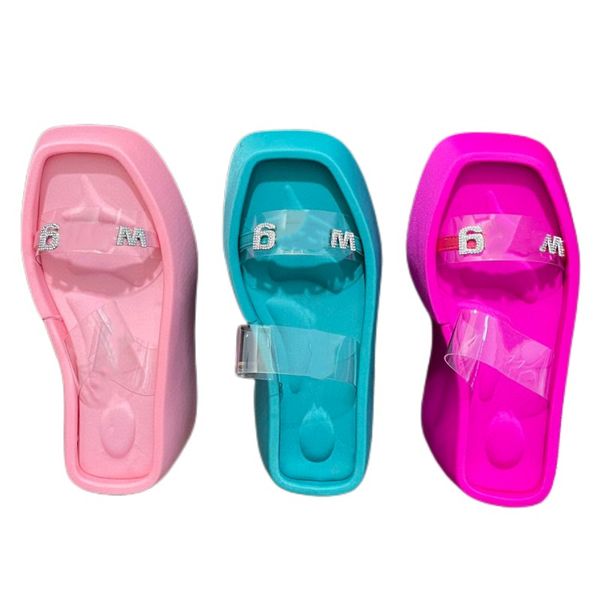 slipper new sandal designer beach shoes pink blue purple outdoor shoes thick bottom heighten platform shoes fashion rhinestone slipsole flip, Black
slipper new sandal designer beach shoes pink blue purple outdoor shoes thick bottom heighten platform shoes fashion rhinestone slipsole flip, Black