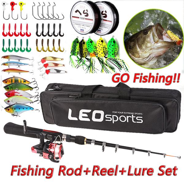 fishing accessories rod full kits with 1 6m telescopic sea and spinning reel baits lure set travel gear bag 230509
fishing accessories rod full kits with 1 6m telescopic sea and spinning reel baits lure set travel gear bag 230509