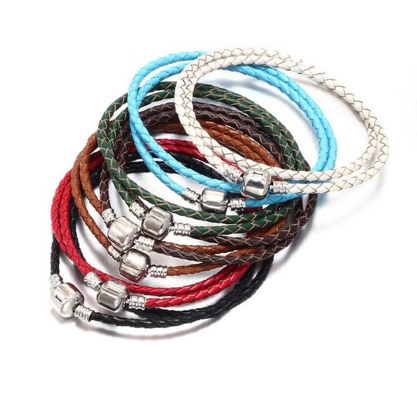 solid color bracelet cowhide handmade braided rope double ring silver metal buckle multicolor personalized, Golden;silver
solid color bracelet cowhide handmade braided rope double ring silver metal buckle multicolor personalized, Golden;silver