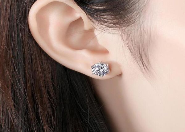 18k gold plated 925 stud pure silver ear nail female high drag six claw screw earrings 8mm7397080, Golden;silver
18k gold plated 925 stud pure silver ear nail female high drag six claw screw earrings 8mm7397080, Golden;silver