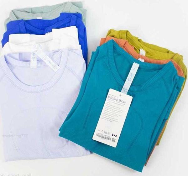 lu-2023 women yoga t-shirts women's t-shirt high-elastic breathable running quick drying seamless short sleeve sport-cycling gym wear l
lu-2023 women yoga t-shirts women's t-shirt high-elastic breathable running quick drying seamless short sleeve sport-cycling gym wear l