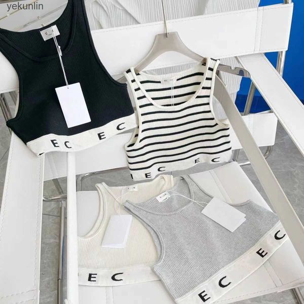 womens designers knit vest sweaters t shirts designer striped letter sleeveless knits ladies61cn, White
womens designers knit vest sweaters t shirts designer striped letter sleeveless knits ladies61cn, White