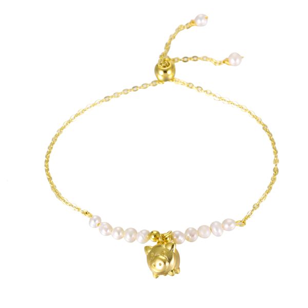 new color copper plated piglet shape bracelet jewelry simple temperament pearl lady bracelet manufacturer direct sale, Golden;silver
new color copper plated piglet shape bracelet jewelry simple temperament pearl lady bracelet manufacturer direct sale, Golden;silver