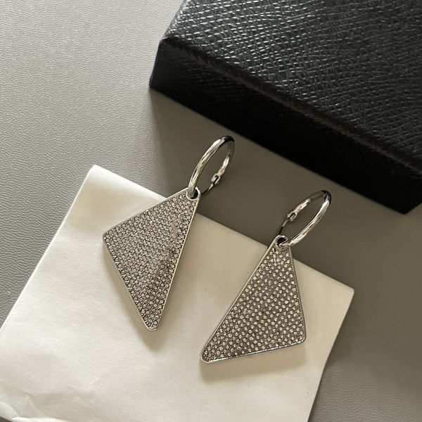designer letter triangle long pendant pendant earrings fashion brand jewelry luxury crystal earrings gift, Silver
designer letter triangle long pendant pendant earrings fashion brand jewelry luxury crystal earrings gift, Silver