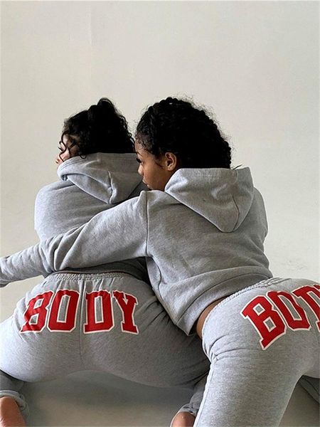 pants two piece set women autumn sports casual pants set long sleeve hooded sweatshirt + letter printed long pants female streetwear, White
pants two piece set women autumn sports casual pants set long sleeve hooded sweatshirt + letter printed long pants female streetwear, White