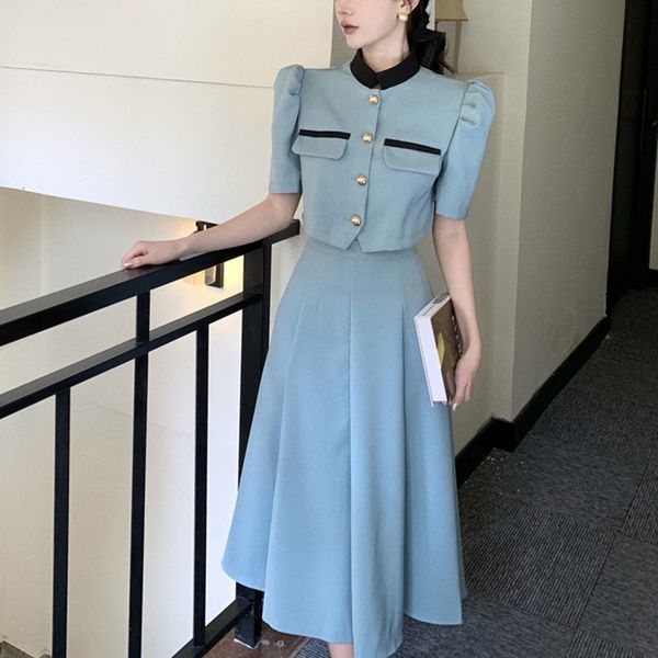 two piece dress sets outifits solid puff sleeve blousessolid skirts korean fashion ropa mujer summer elegant office lad 230508, White
two piece dress sets outifits solid puff sleeve blousessolid skirts korean fashion ropa mujer summer elegant office lad 230508, White