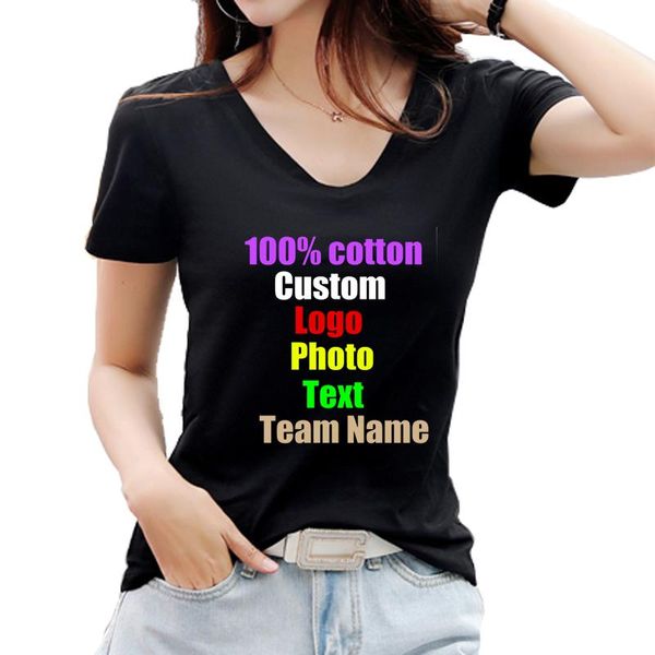 t-shirt solid cotton heart v neck women tshirt customized custom text p printed female t shirt personalized lady diy tees, White
t-shirt solid cotton heart v neck women tshirt customized custom text p printed female t shirt personalized lady diy tees, White