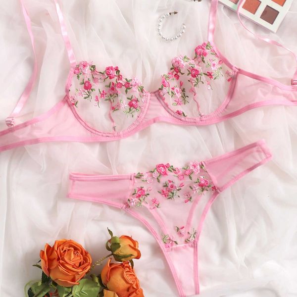 women's bra woman wholesale flower pink embroidery thong panties sling t-back set lingerie, Red;black
women's bra woman wholesale flower pink embroidery thong panties sling t-back set lingerie, Red;black