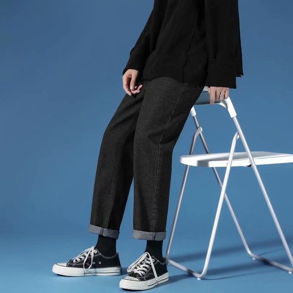 men's jeans solid color fashion brand work loose light blue spring wide leg straight tube summer trousers 230509
men's jeans solid color fashion brand work loose light blue spring wide leg straight tube summer trousers 230509