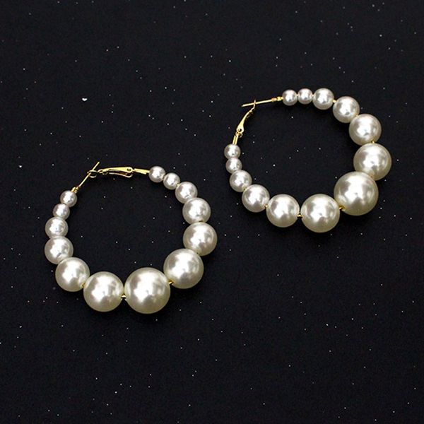 handmade pearl beaded hoop gold silver color earring jewelry for women girl party club wedding fashion accessories, Golden;silver
handmade pearl beaded hoop gold silver color earring jewelry for women girl party club wedding fashion accessories, Golden;silver