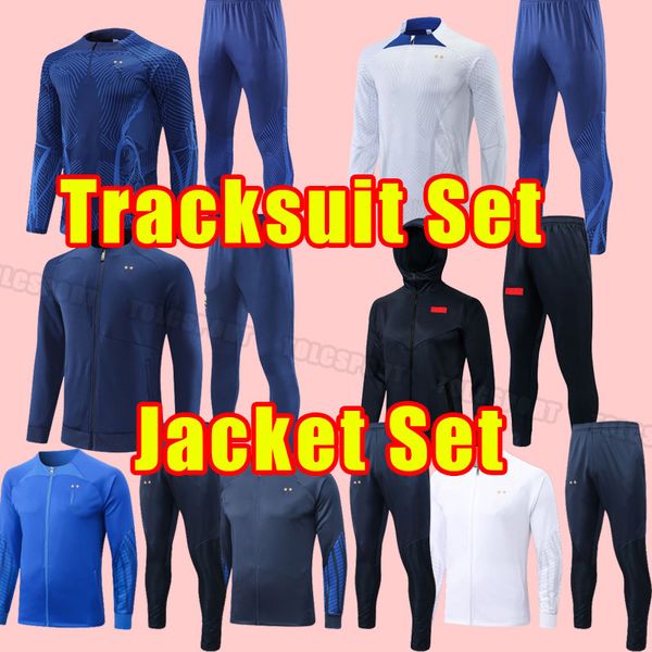 22 23 24 benzema mbappe griezmann soccer tracksuits french kante pogba zidane giroud matuidi kimpembe varane pavaro long sleeve tracksuit ja, Black
22 23 24 benzema mbappe griezmann soccer tracksuits french kante pogba zidane giroud matuidi kimpembe varane pavaro long sleeve tracksuit ja, Black