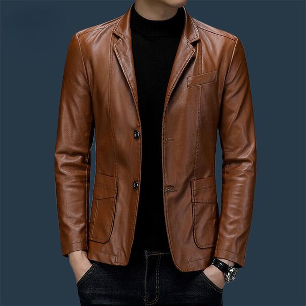men's jackets dress suit coat mens jackets lapel business leather jackets men pu blazers korean style slim fashion leather coat streetw, Black;brown
men's jackets dress suit coat mens jackets lapel business leather jackets men pu blazers korean style slim fashion leather coat streetw, Black;brown